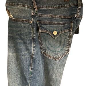 True Religion Blue Denim Jeans with Pocket Detail